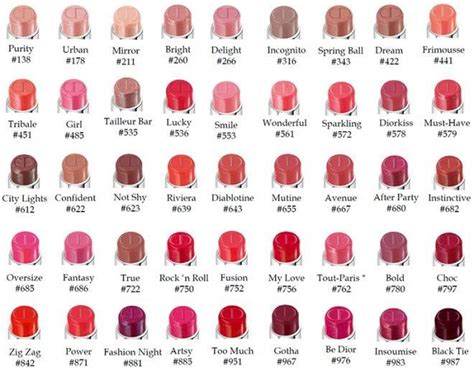 dior lipsticks shades.